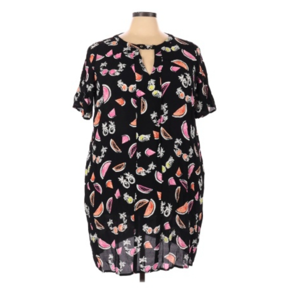 🚫SOLD🚫 28W Eloquii print dress - Picture 2 of 7